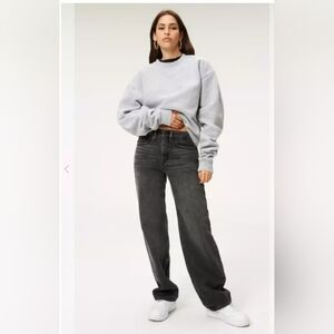 Good American Good 90's Loose Fit Jeans. Size 00/24